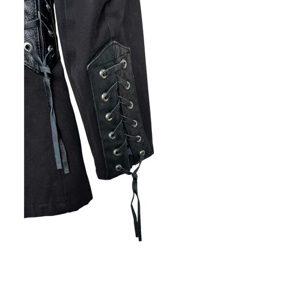 Harley-Davidson Women Jacket Black Cotton Size Small An American Legend Vintage - Picture 5 of 7